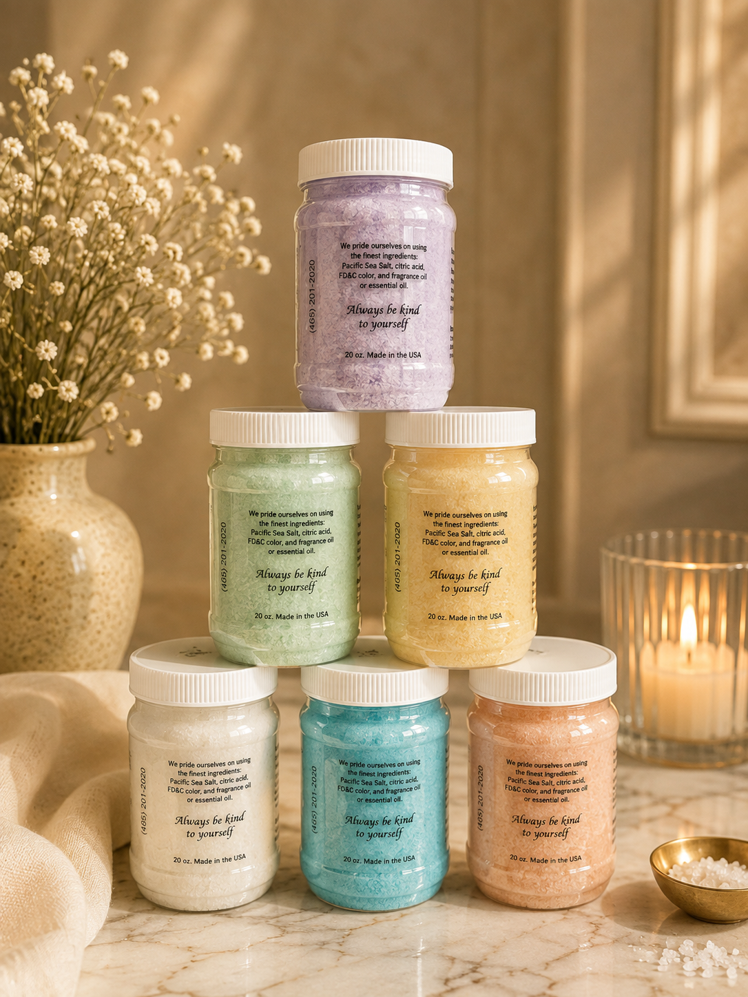 6 Pacific Sea Spa Salts for 64.99 - Image 2