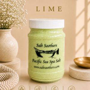 Lime Essential Oil Pacific Sea Spa Salt