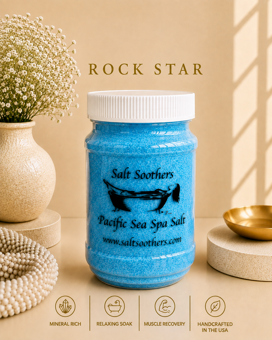 Rock Star Pacific Sea Spa Salt