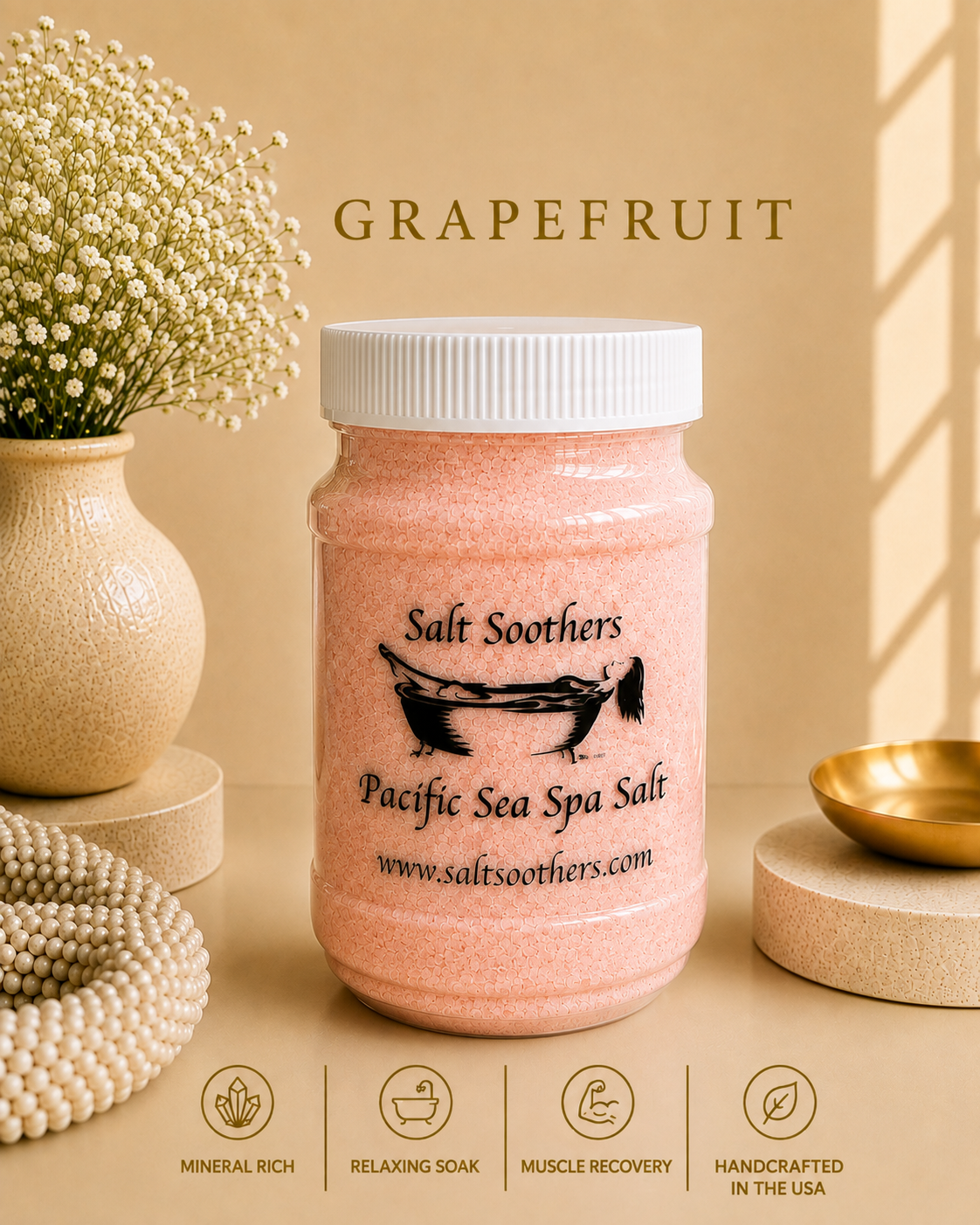 Grapefruit Essential Oil Pacific Sea Salt