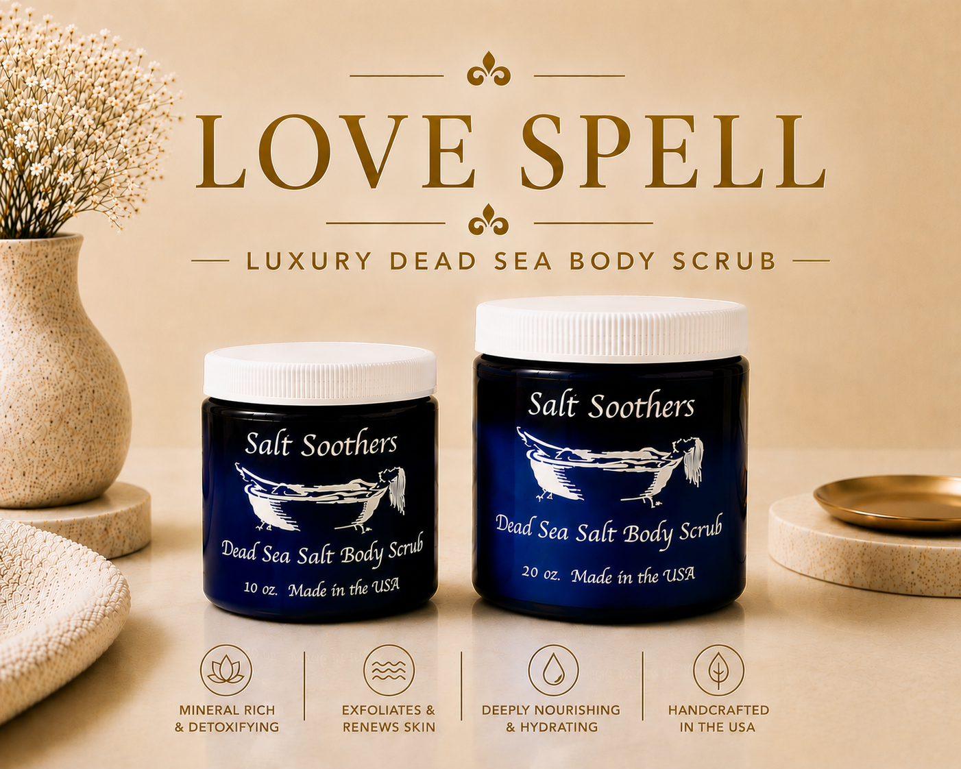 Love Spell Dead Sea Salt Scrub