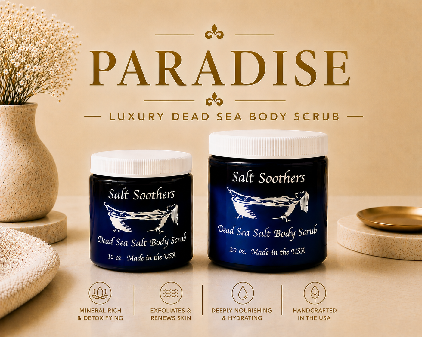 Paradise Dead Sea Salt Scrub