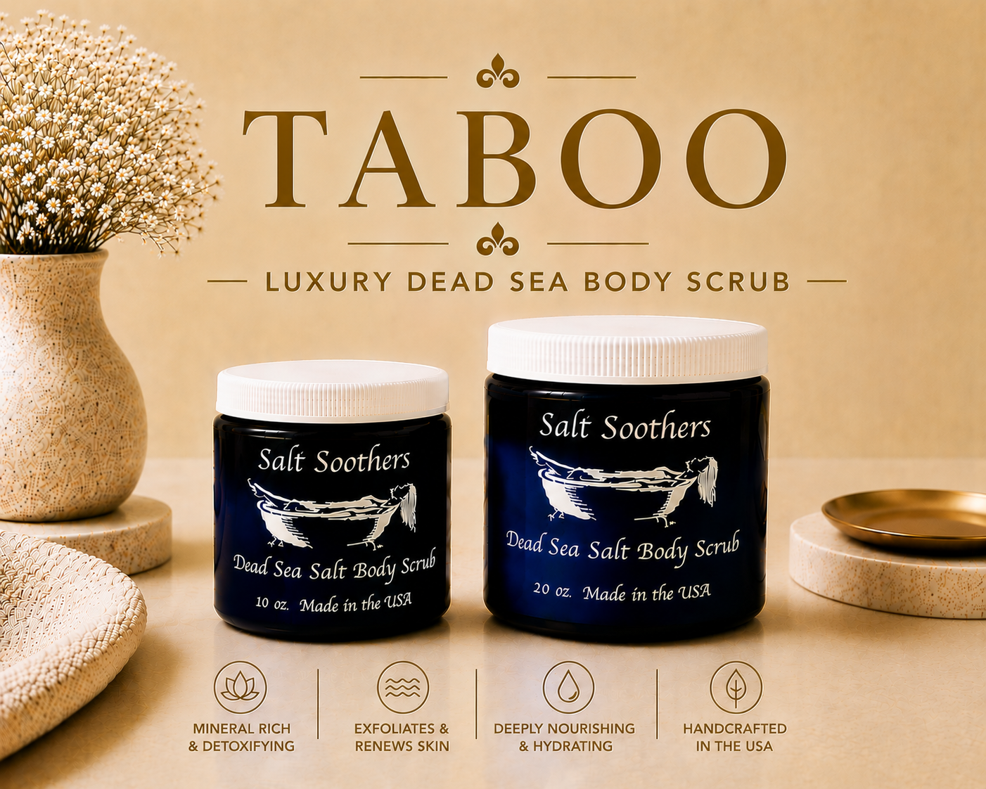 Taboo Dead Sea Salt Scrub