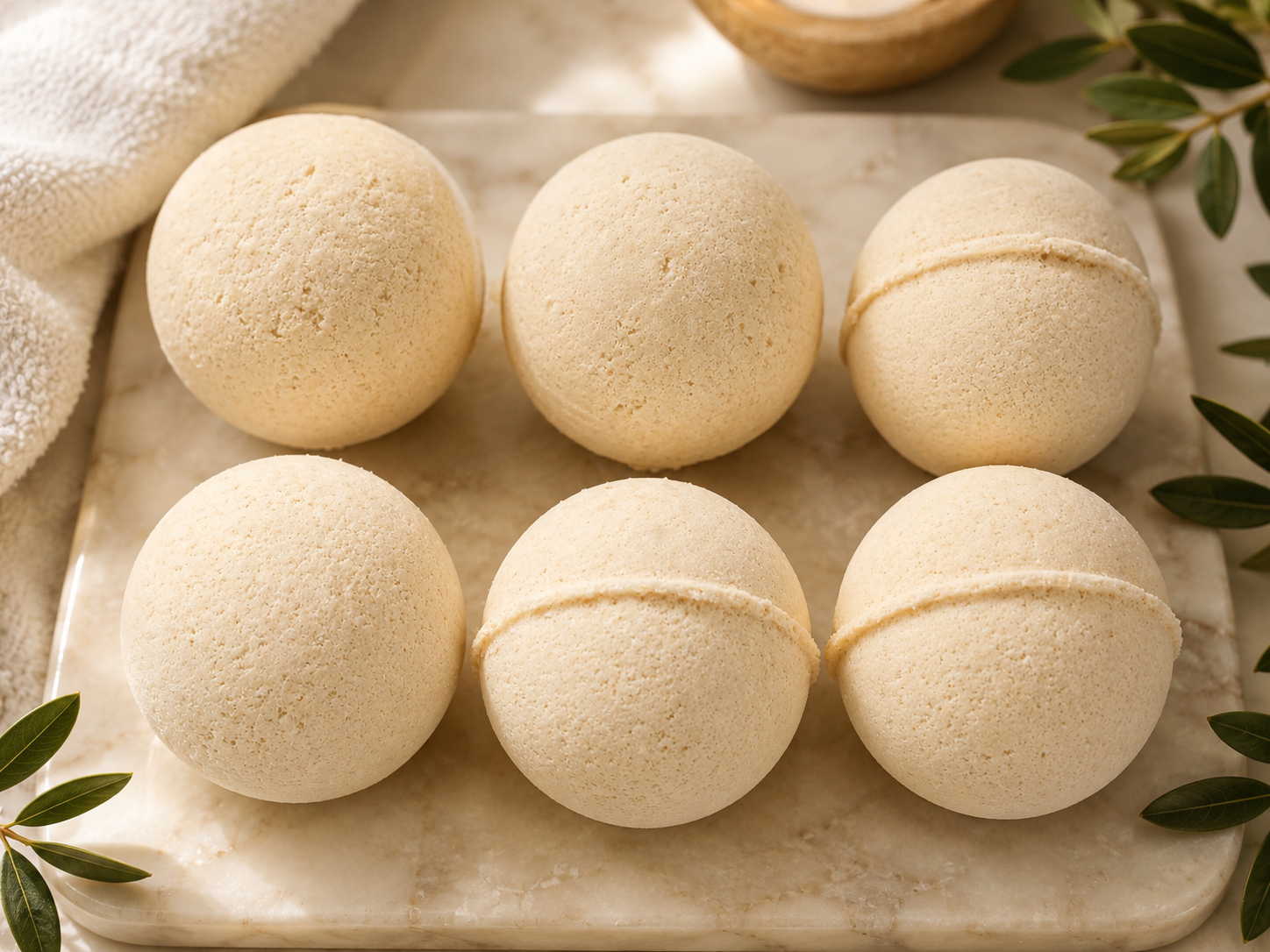 Cucumber Melon Bath Bombs (6 Bombs) - Image 2