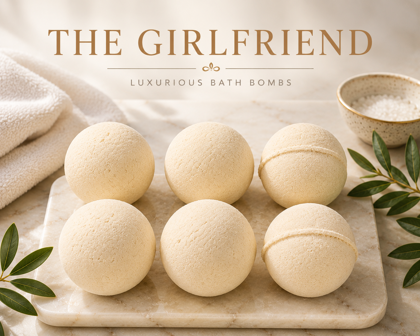 The Girlfriend Bath Bombs (6 Bombs)