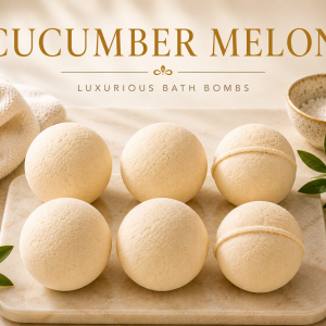 Cucumber Melon Bath Bombs (6 Bombs)