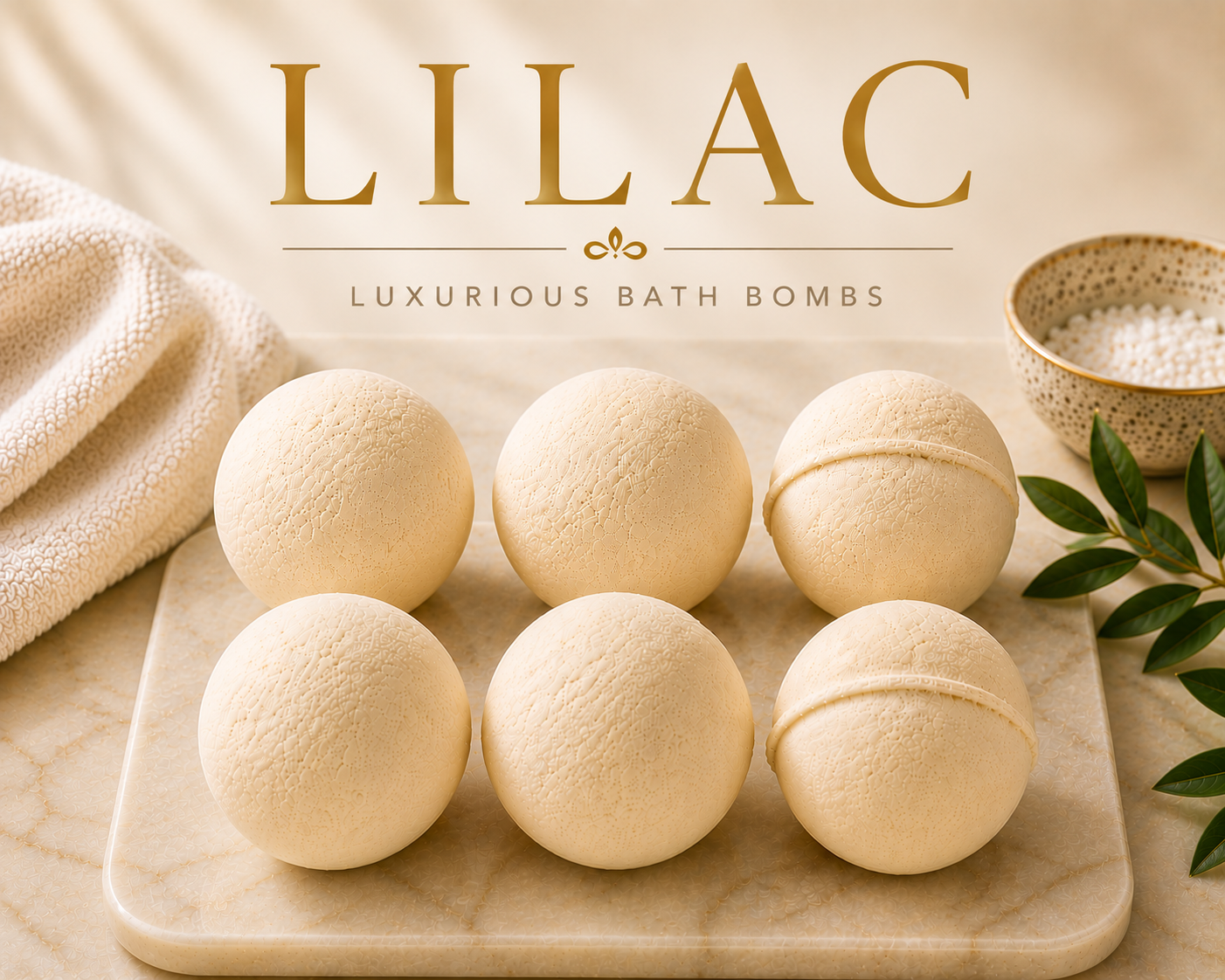 Lilac Bath Bombs (6 Bombs)