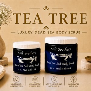 Tea Tree Essential Oil Dead Sea Salt Scrub