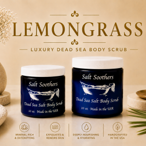 Lemongrass Essential Oil Dead Sea Salt Scrub