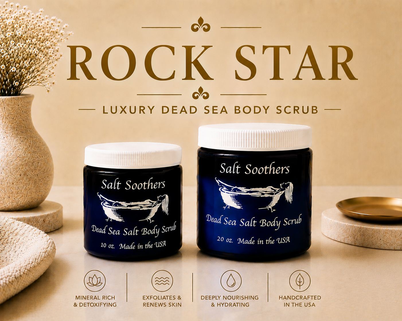Rock Star Dead Sea Salt Scrub