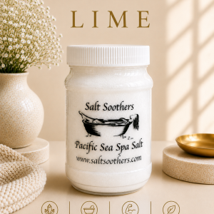 Lime Essential Oil Dye Free Pacific Sea Spa Salt