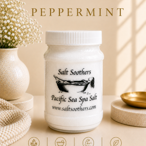 Peppermint Essential Oil Dye Free Pacific Sea Spa Salt