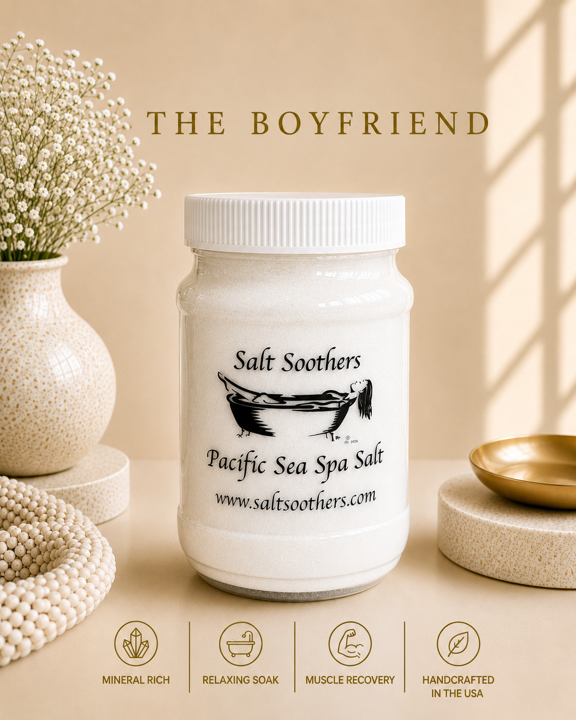 The Boyfriend Dye Free Pacific Sea Spa Salt