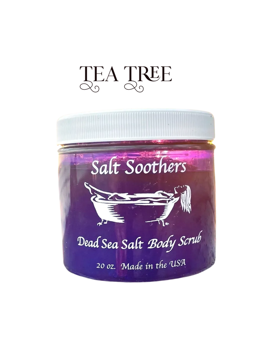 Tea Tree Essential Oil Dead Sea Salt Scrub