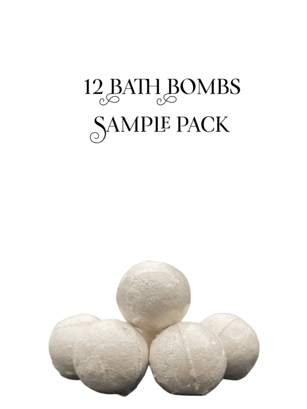12 bath bombs sample pack