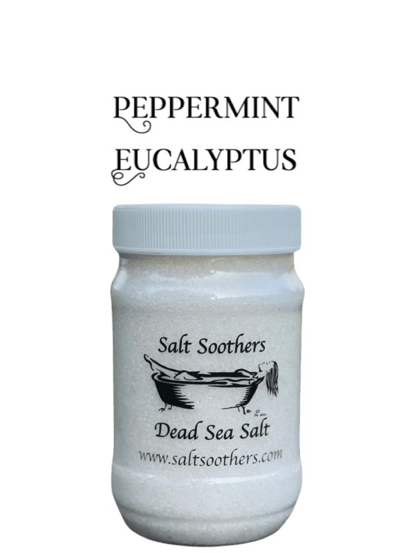 Bottle Of Dead Sea Salt - Peppermint