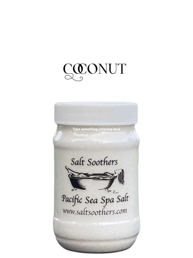 Coconut - Dye Free Pacific Sea Spa Salt